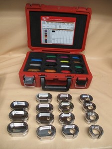 Milwaukee /Exact 49-12-kitc 6-750 mcm copper 12t u-style die kit xlnt