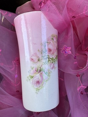Pink Rose Glass Vintage
