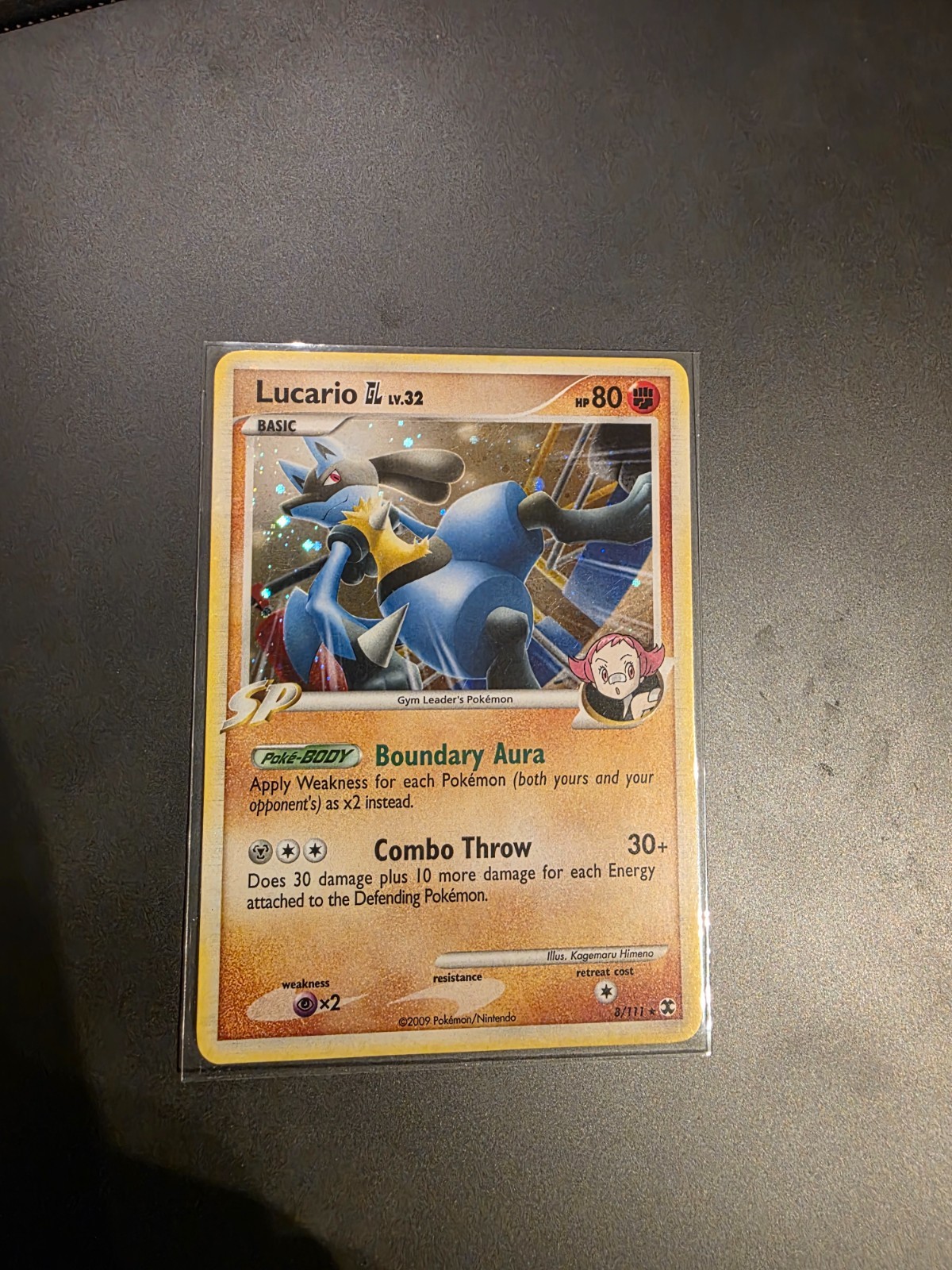 Pokemon 2009 Rising Rivals Lucario GL #8/111