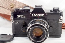 Canon FTb QL 35mm SLR Camera with FL 50mm f/1.8 Lens Film Camera Black JP