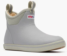 Xtratuf Women's  6" Gray Fleece Lined Ankle Deck Boots XWAB-100T