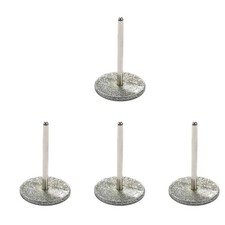 Set of 4 Round Sanding Discs Nail Supplies Mini Bands for Drill Cuticle Bits