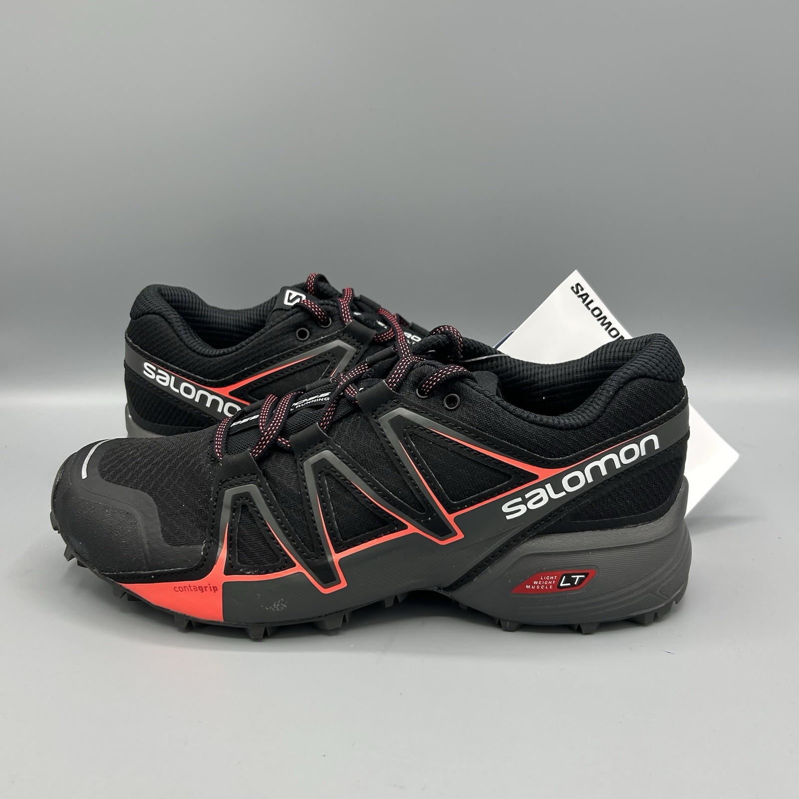 Scarpe da ginnastica Salomon Speedcross Vario 2 nere rosse trail running UK 6 5 EU 40