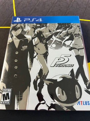 Persona 5 PS4 Steelbook Edition (Sony PlayStation 4, 2017) Complete