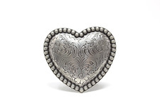 Big Heart Sunflower Buckle, 1.5'' Removable Western Buckle