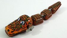 Vintage Yonezawa Happy Crocodile Plastic  Tin Wind Up Toy Japan  942