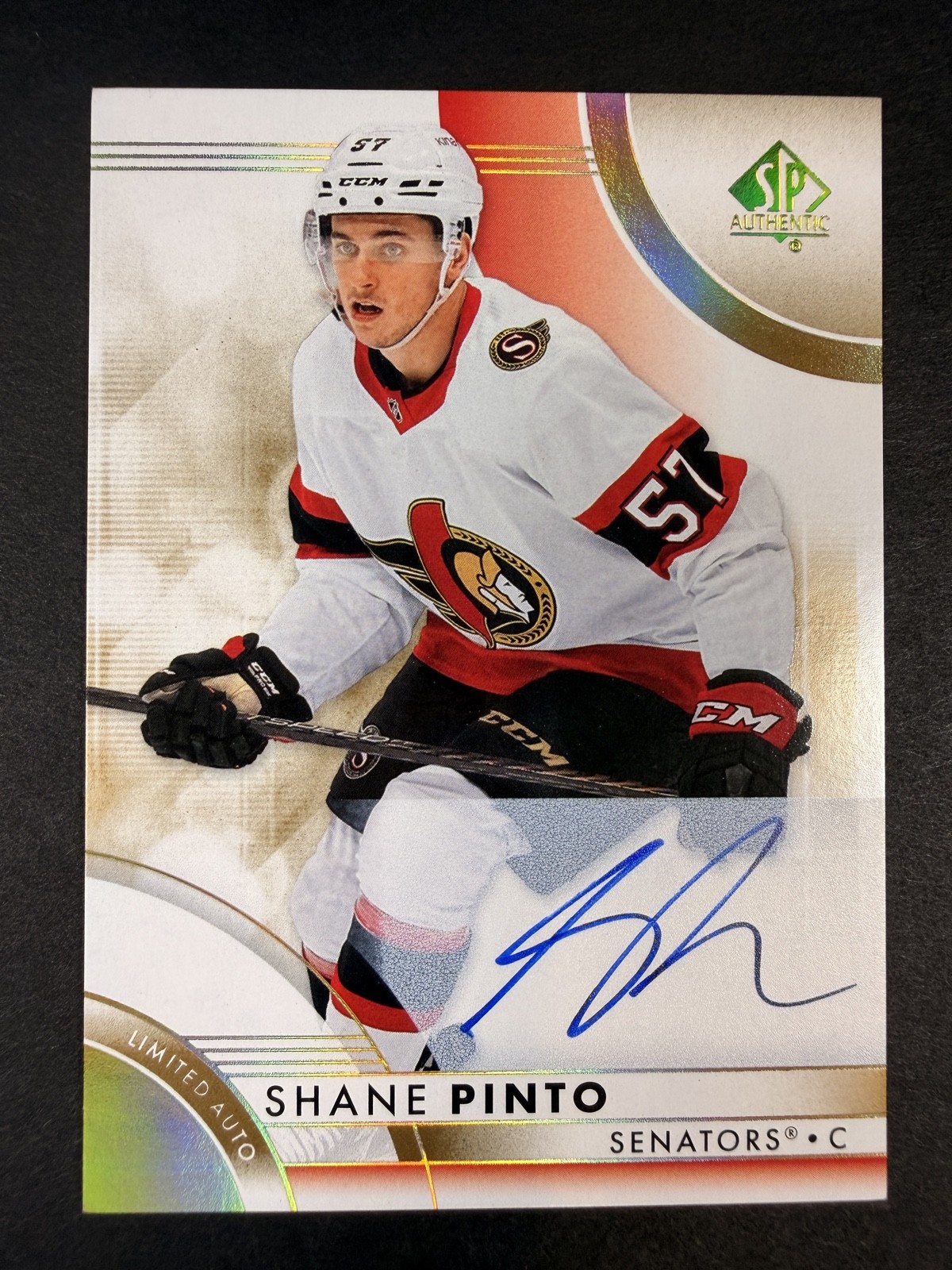 2023-24 Sp Authentic - Shane Pinto #41 Limited Autographs (AU)
