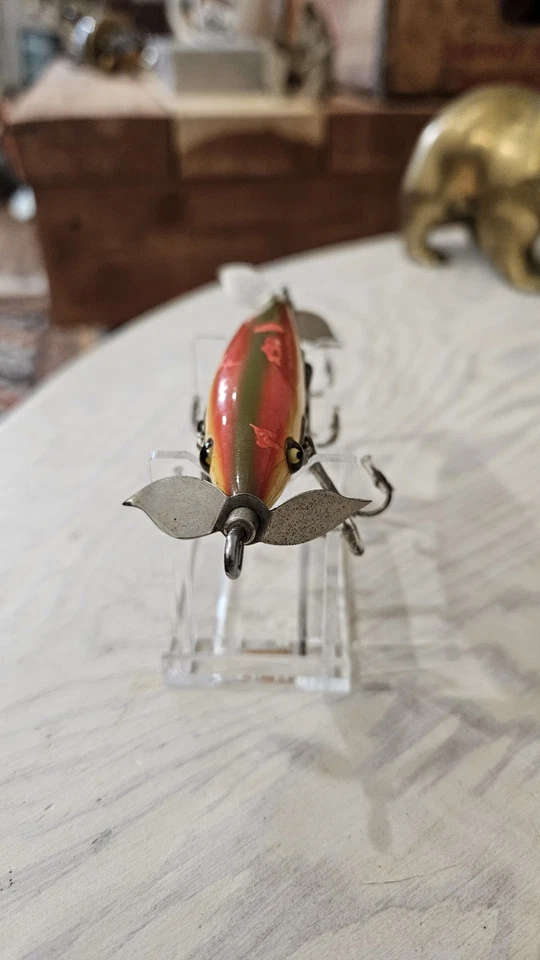 De colección Heddon 150 Minnow Rainbow, Diferente Gancho de Cola Accesorios Sin Marca Plataforma en L Foto 3 de 4