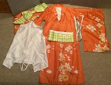 Japanese Furisode Kimonos Women Floral Yukata Long Traditional Cosplay Costume