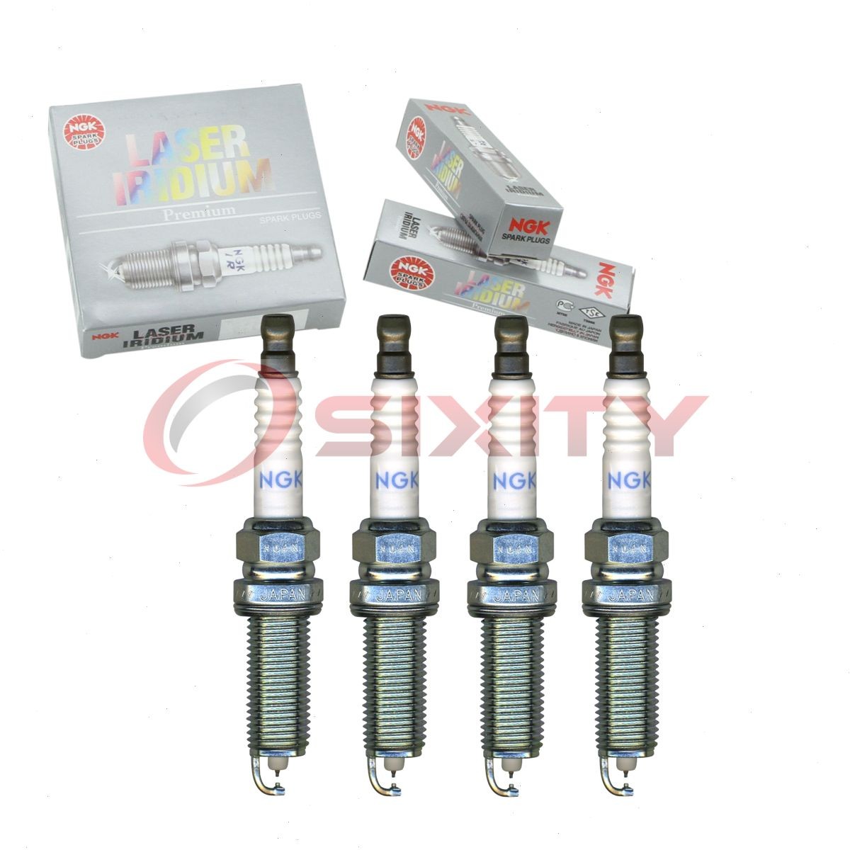 4 pc NGK 91215 DILKAR7C9H Laser Iridium Spark Plugs for 22401-1KC7C ne