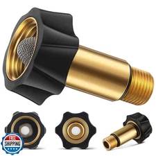 Ceoighe 1 Pack Garden Hose to Pressure Washer Adapter 3/4"Female to 3/8" Male