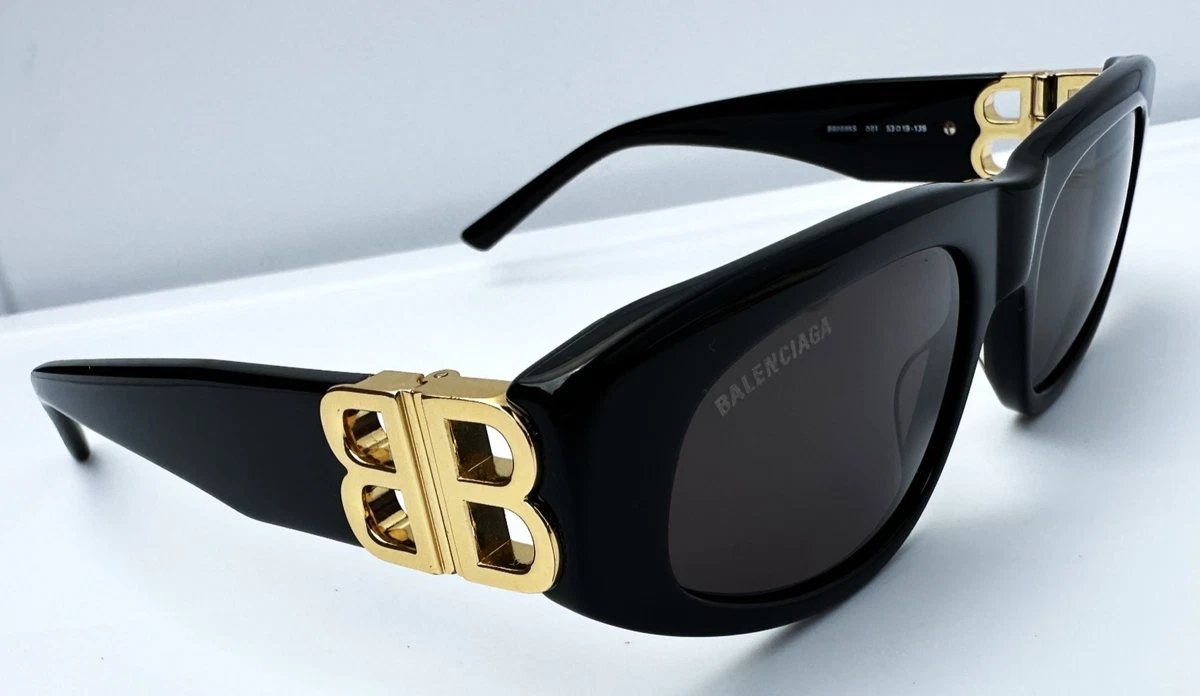 BALENCIAGA Gradient Textured Cat Eye Sunglasses Dark‎ Grey BA24 Balenciaga Cat Eye Sunglasses Gray for Women for sale | eBay main image 4