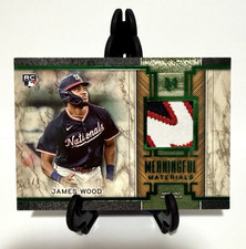 James Wood (RC)  1/1-2025 Topps Museum Colliction Meaningul Materials-Patch  1/1