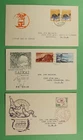 DR WHO 1950S JAPAN 3 FDC R71699