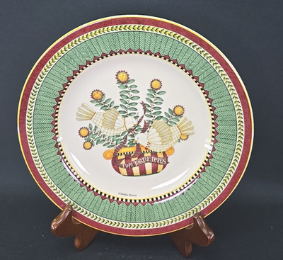 Twelve Days of Christmas (Two Turtle Doves) Salad Plate, by Sakura
