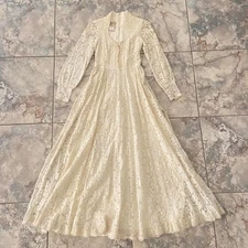 1970s Gunne Sax Wedding Dress