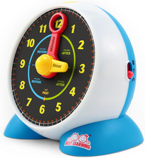 Learning Clock - Educational Talking Learn to Tell Time Teaching Toy with Quiz a