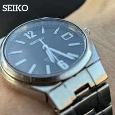 Seiko 8F32-00M0 Perpetual Calendar Quartz Watch from Japan New Battery