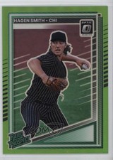 2025 Panini Donruss Optic Rated Prospects Lime Green Prizm /149 Hagen Smith 9fc