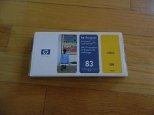 2017 Genuine HP 83 Yellow UV Printhead/Cleaner DesignJet 5000 5500 C4963A SEALED
