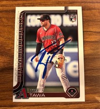 2025 Topps Tim Tawa Arizona Diamondbacks Autographed Baseball Card #US287