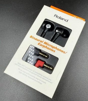 Roland CS-10EM Binaurale Mikrofone Kopfhörer ASMR Aufnahme Überwachung Headset