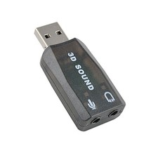 USB Sound Card External Sound Card USB to 3.5Mm Stereo Audio Adapter for1791