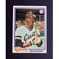 Topps 1978 #34 Willie McCovey San Francisco Giants Baseball Card