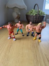 Vintage 1990s Hasbro WWF action figures