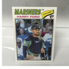 Topps Heritage Harry Ford #59 Seattle Mariners Rookie Base Set Baseball Card. rookie card picture
