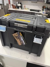 Extra Large Tool Box Heavy Duty Organizer Box Removable Tray Storage Case Bin