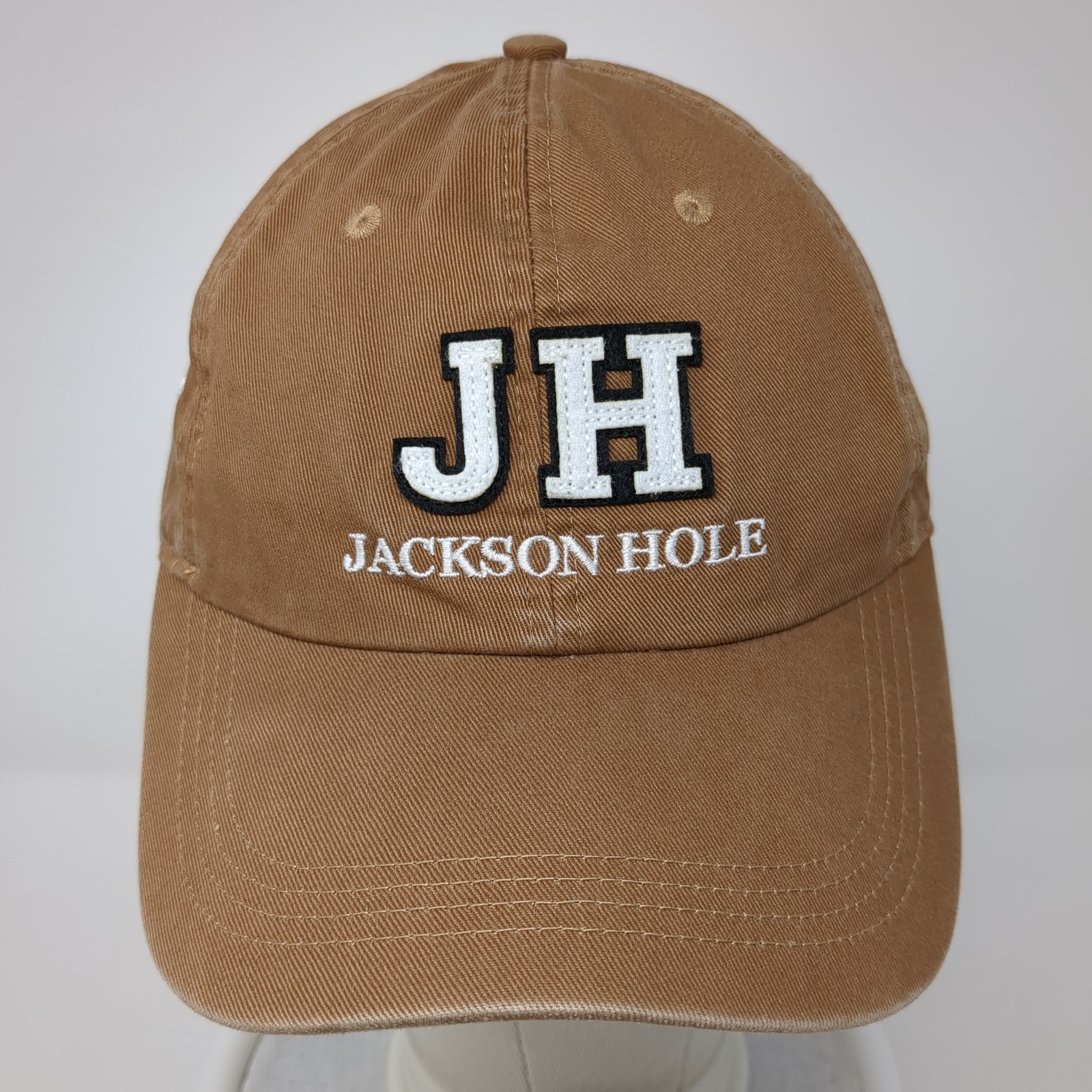 JH Jackson Hole Strapback Hat Solid Brown One Siz… - image 2