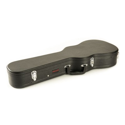 Baritone Ukulele Case, Eco, Schwarzer Tolex, Gepolstert, Zubehörfach, 3