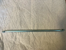 Susan Bates Blue Silvalume Double Ended 10" Crochet Hook, Size K or 10 1/2, Used