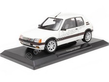 Norev 1/18 Peugeot 205 GTi 1.9 1989 Meije White Classic Sport Hatchback New