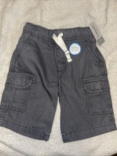 NWT Carter  s Toddler Boys Gray Cargo Shorts Size 4T