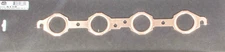 SCE Gaskets 4119 Pro Copper Header Gasket - 1.780 in Large Round Port- Pair