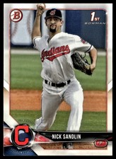 2018 Bowman Draft Nick Sandlin Cleveland Indians #BD-34