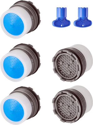 5 Pieces Faucet Aerator - Insert Water Tap Aerators Faucet Flow Restrictor Re...