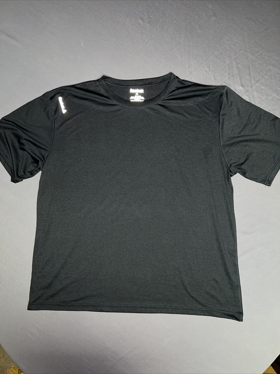 Reebok T Shirt 2XL Gray Short Sleeve Reflective Finishes (2478)