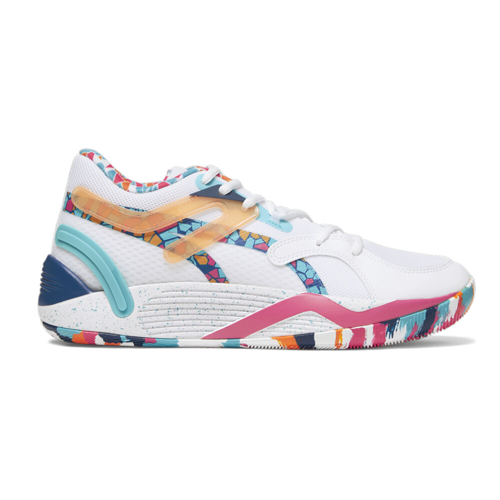 Puma Trc Blaze Court Vbl Баскетбольные мужские белые кроссовки на шнуровке Спортивная обувь