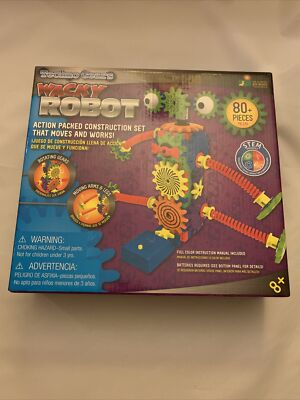 Techno Gears Wacky Robot STEM Product 80+ Pieces 6+