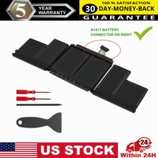 LOT A1417 Battery for A1398 MacBook Pro 15"Retina Mid 2012 Early 2013 EMC 2512