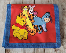 Disney Winnie the Pooh Kids Wallet Tigger Eeyore Red Blue