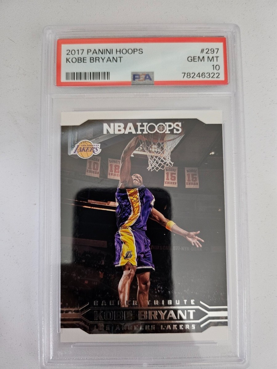 2017 PANINI NBA KOBE BRYANT コービー PSA10 ⑤ 2017 Panini Hoops Basketball Kobe Bryant Career Tribute #297