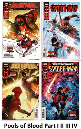 Deadpool #11 12 MAIN Cover A & Miles Morales Spider-Man #30 31 A SET Lot 2025