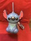 Disney Stitch 3D Water Bottle 550ml With Straw Stitch Shape Brand New With Tags