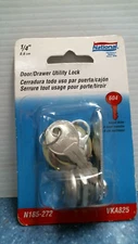 National Hardware  Door/Drawer Utility Lock 1/4"  (N185-272)  FS