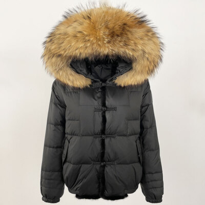 Padded Coat Hood Fashionable Parka Aofur Womens Ladies Quilted