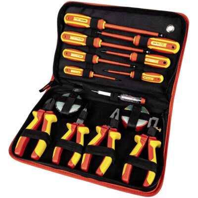 Brüder Mannesmann M11214 14 Piece VDE Insulated Tool Set